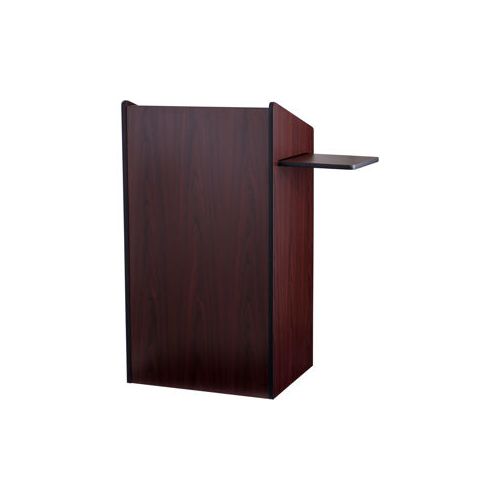  Adorama Oklahoma Sound Aristocrat 600 Floor Non-Sound Lectern, Mahogany 600-MY