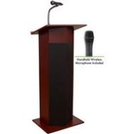 Adorama Oklahoma Sound Power Plus 111PLS Lectern with Wireless Handheld Mic, Mahogany 111PLS-MY/LWM-5