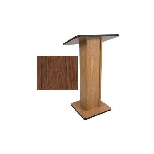  Adorama AmpliVox W355 Elite Lectern without Sound System, Walnut W355-WT