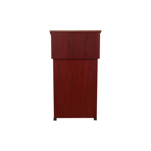  Adorama Oklahoma Sound 22/112 Tabletop Lectern with AV Cart/Lectern Base, Mahogany 22/112-MY