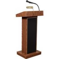 Adorama Oklahoma Sound Orator 800X Floor Sound Lectern, Medium Oak 800X-MO