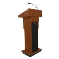 Adorama AmpliVox W505A Executive Adjustable Column Lectern without Sound System, Maple W505A-MP