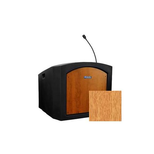  Adorama AmpliVox ST3240 Pinnacle Table Top Lectern Non-Amplified, Medium Oak ST3240-M0