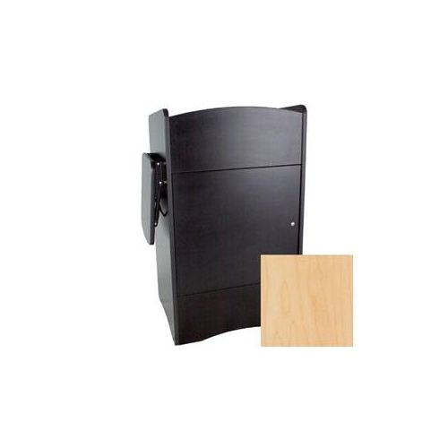  Adorama AmpliVox SN3230M Rack Rail Ready Multimedia Lectern, Non Sound, Maple SN3230M-MP