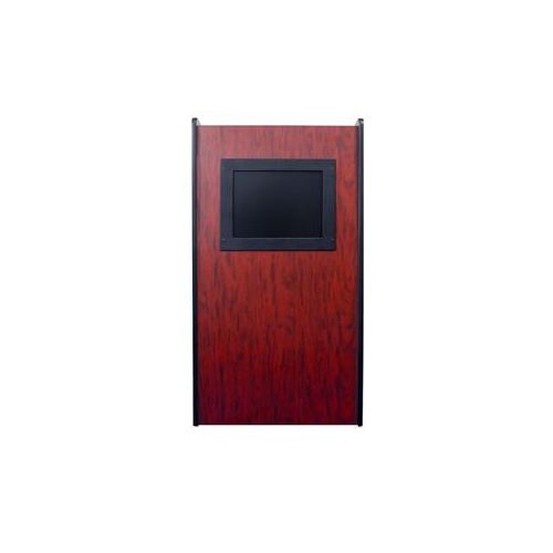  Adorama AmpliVox SN3265 Visionary Multimedia Lectern with LCD Screen, Cherry SN3265-CH