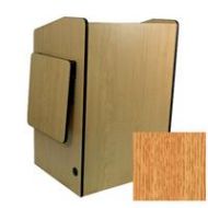 Adorama AmpliVox Multimedia Presentation Plus Podium without Sound, Medium Oak SN3235-OK