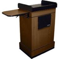 Adorama AmpliVox SW3230 Wireless Lectern w/Handheld Mic, Walnut SW3230-WT-HH