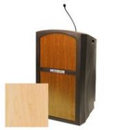 Adorama AmpliVox Pinnacle Multimedia Lectern with Mic, Maple ST3250-MP