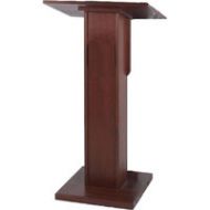 Adorama AmpliVox SW355 Elite Lectern w/Headset Mic, Mahogany SW355-MH-HS