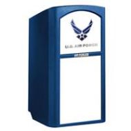 Adorama AmpliVox ST3254 Military Multimedia Lectern with Sound System and Mic, Air Force ST3254-AF