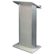 Adorama AmpliVox SS3105 Contemporary Flat Lectern with Sound System, Gray Granite SS3105