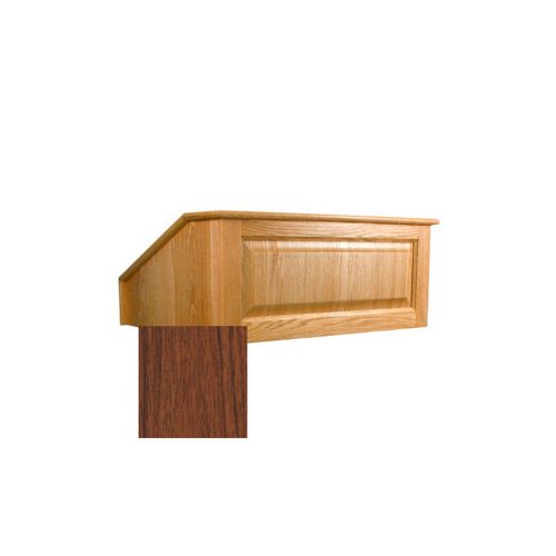  Adorama Amplivox SN3020-WT Victoria Tabletop Lectern without Sound - Walnut SN3025-WT