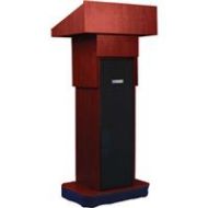 Adorama AmpliVox S505A Executive Sound Column Lectern, Mahogany S505A-MH