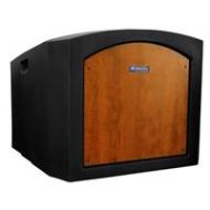 Adorama AmpliVox Wireless Pinnacle Tabletop Lectern with Headset Mic, Medium Oak SW3240-MO-HS