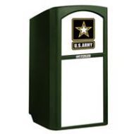 Adorama AmpliVox SW3254 Wireless Military Multimedia Lectern with Handheld Mic, Army SW3254-A-HH