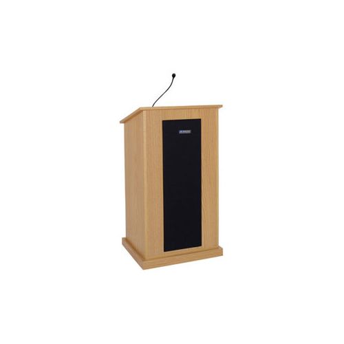  AmpliVox S470 Chancellor Lectern, Light Oak S470-OK - Adorama