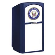 Adorama AmpliVox SW3254 Wireless Military Multimedia Lectern with Over-Ear Mic, Navy SW3254-N-HS