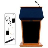 AmpliVox SW3040 Patriot Lectern with Lapel Mic SW3040-CH-L - Adorama