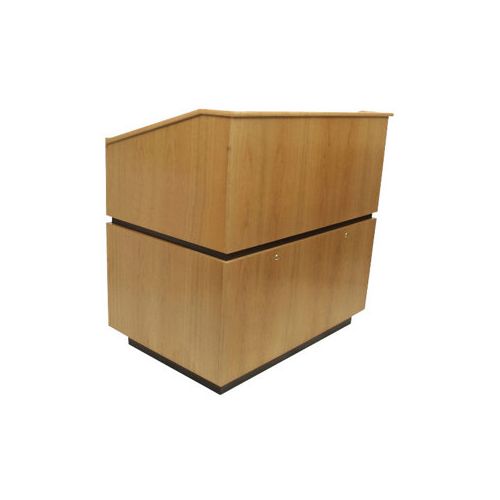  Adorama AmpliVox SN3030 Non-Sound Coventry Lectern, Natural Oak SN3030-OK