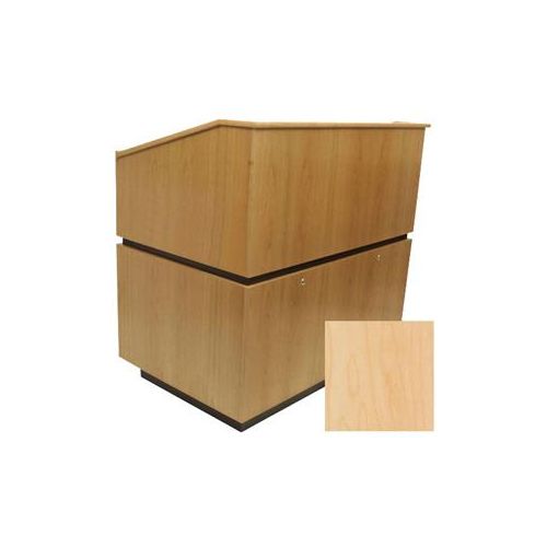  Adorama AmpliVox Coventry Lectern without Sound, Natural Maple SN3030-MP