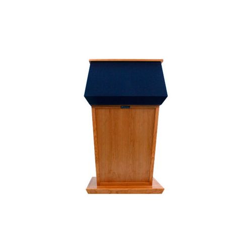  Adorama AmpliVox SN3040 Non-Sound Patriot Lectern, Natural Oak SN3040-OK