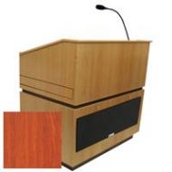 AmpliVox Coventry Lectern with Sound, Cherry SS3030-CH - Adorama