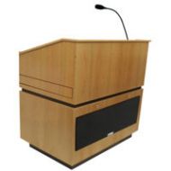 AmpliVox Coventry Lectern with Sound, Natural Oak SS3030-OK - Adorama