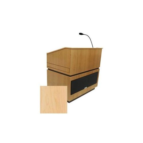  Adorama AmpliVox SW3030 Wireless Coventry Lectern with Sound System, Maple SW3030-MP