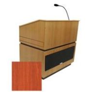 Adorama AmpliVox SW3030 Wireless Coventry Lectern with Sound System, Cherry SW3030-CH