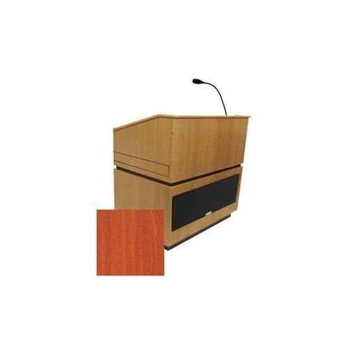  Adorama AmpliVox SW3030 Wireless Coventry Lectern with Sound System, Cherry SW3030-CH