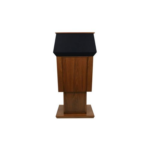  Adorama AmpliVox SN3045A Patriot Plus Lectern without Sound System, Walnut SN3045A-WT