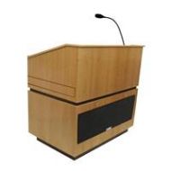 Adorama AmpliVox SW3030 Wireless Coventry Lectern with Sound System, Oak SW3030-OK