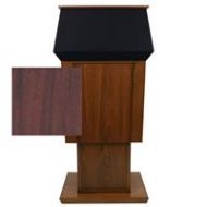 Adorama AmpliVox SN3045A Patriot Plus Lectern without Sound System, Mahogany SN3045A-MH