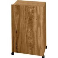 Adorama AmpliVox S260OK Portable Lectern/Cart Base, Medium Oak S260-OK