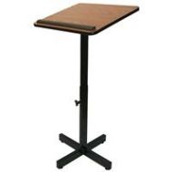 AmpliVox W330 Expediter Lectern Stand, Medium Oak W330-OK - Adorama