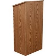 Adorama Oklahoma Sound 20 Series Full Floor Lectern, Medium Oak 222-MO