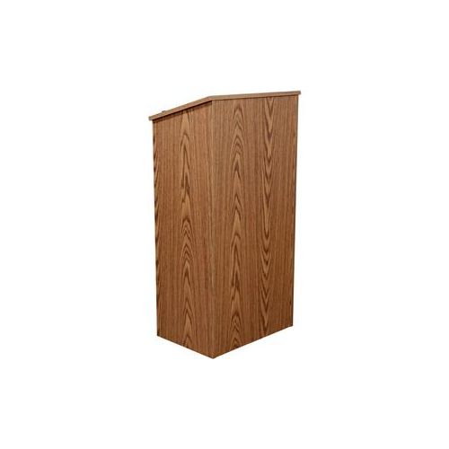  Adorama Oklahoma Sound 20 Series Full Floor Lectern, Medium Oak 222-MO