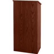 Adorama AmpliVox W280MH Full Height One Piece Lectern, Mahogany W280-MH