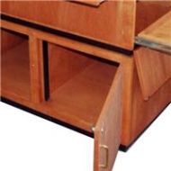 Adorama AmpliVox Component Installation Rack Rails for SW3030 Solid Hardwood Lectern SA3030-07