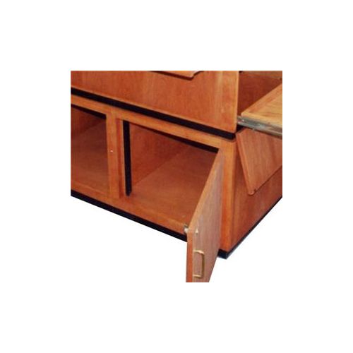  Adorama AmpliVox Component Installation Rack Rails for SW3030 Solid Hardwood Lectern SA3030-07