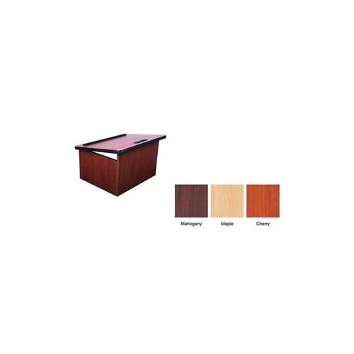  Adorama AmpliVox W141 Speak & Go Speech Mate Folding Tabletop Lectern, Mahogany W141-MH