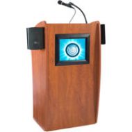 Adorama Oklahoma Sound Vision 612-S Sound Lectern with 15 LCD Display, Cherry 612S-CH