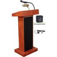 Adorama Oklahoma Sound Orator 800X Sound Lectern with Rechargeable Battery, Cherry M800X-CH