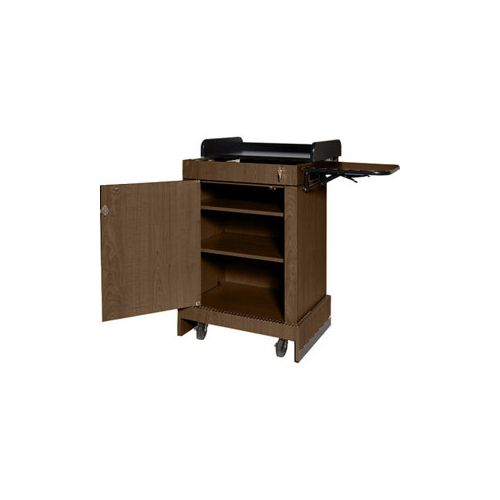  Adorama AmpliVox SN3230 Multimedia Computer Lectern, Walnut SN3230-WT