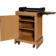 Adorama AmpliVox SN3230 Multimedia Computer Lectern, Medium Oak SN3230-OK