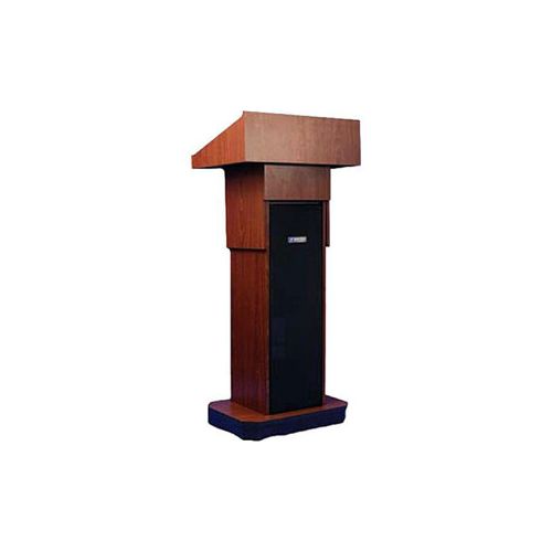  AmpliVox W505A Column Lectern, Mahogany W505A-MH - Adorama