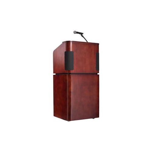  Adorama Oklahoma Sound Veneer 950/901 Tabletop&Base Combo Sound Lectern, Mahogany/Walnut 950/901-MY/WT