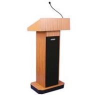 Adorama AmpliVox S505A Executive Adjustable Column Lectern with Sound System S505A