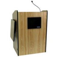 Adorama AmpliVox SS3235 Multimedia Presentation Podium with S805A Stereo Amplifier SS3235