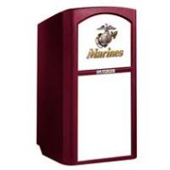 Adorama AmpliVox SW3254 Wireless Military Multimedia Lectern with Handheld Mic, Marines SW3254-M-HH